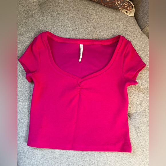 Anthropologie Scoop Neck Baby Tee XS - Picture 2 of 3
